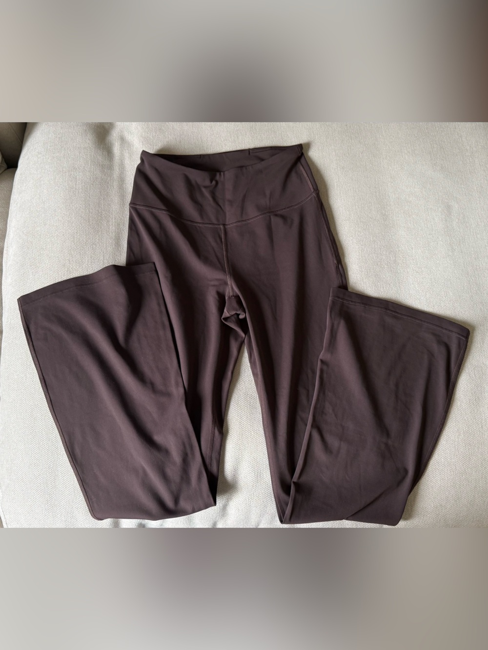 Lululemon Groove Super-High-Rise Flared Pant Nulu Brown Espresso